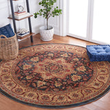 Safavieh Mahal 656 Polypropylene Pile Power Loomed Traditional Rug MAH656E-3SQ