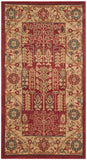 Safavieh Mahal 697 Power Loomed Polypropylene Traditional Rug MAH697A-3