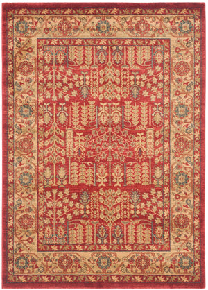 Safavieh Mahal 697 Power Loomed Polypropylene Traditional Rug MAH697A-3