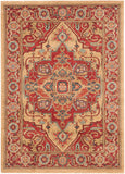 Safavieh Mahal 698 Polypropylene Pile Power Loomed Traditional Rug MAH698A-3SQ