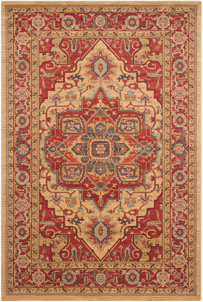 Safavieh Mahal 698 Power Loomed Polypropylene Traditional Rug MAH698A-3