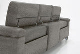 VIG Furniture Divani Casa Maine - Modern Dark Grey Fabric Sofa w/ Electric Recliners VGKNE9104-DK-GRY-S VGKNE9104-DK-GRY-S