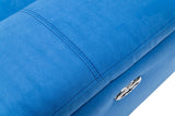 VIG Furniture Divani Casa Maine - Modern Royal Blue Fabric Sofa w/ Electric Recliners VGKNE9104-E9-BLU-3-S