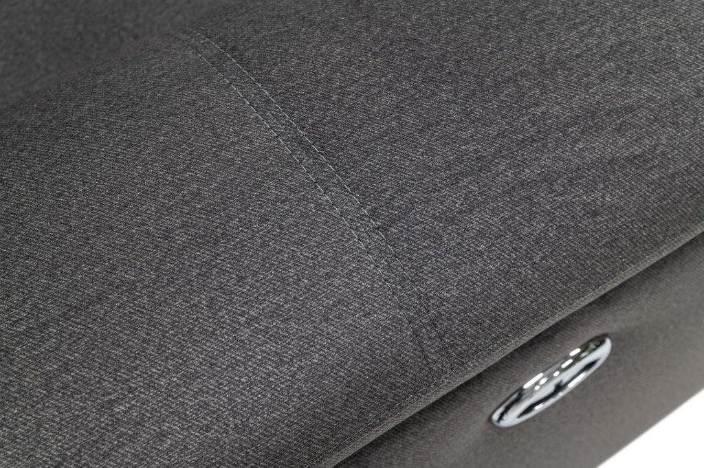 VIG Furniture Divani Casa Maine - Modern Dark Grey Fabric Sofa w/ Electric Recliners VGKNE9104-E9-DGRY-3-S