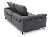 VIG Furniture Divani Casa Maine - Modern Dark Grey Fabric Sofa w/ Electric Recliners VGKNE9104-E9-GRY-3-S VGKNE9104-E9-GRY-3-S