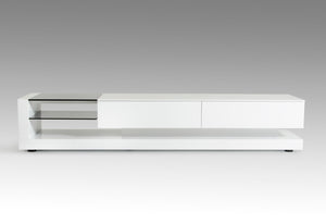 VIG Furniture Modrest Mali Modern White TV Stand VGBBLE613F-WHT