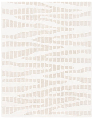 Manhattan 159 Contemporary Hand Tufted 100% Wool Pile Rug Beige / Ivory