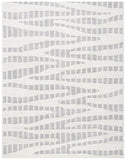 Manhattan 159 Contemporary Hand Tufted 100% Wool Pile Rug Grey / Ivory