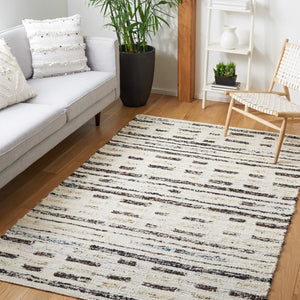 Safavieh Manhattan 350 Hand Woven 85% Wool and 15% Cotton Contemporary Rug MAN350A-8