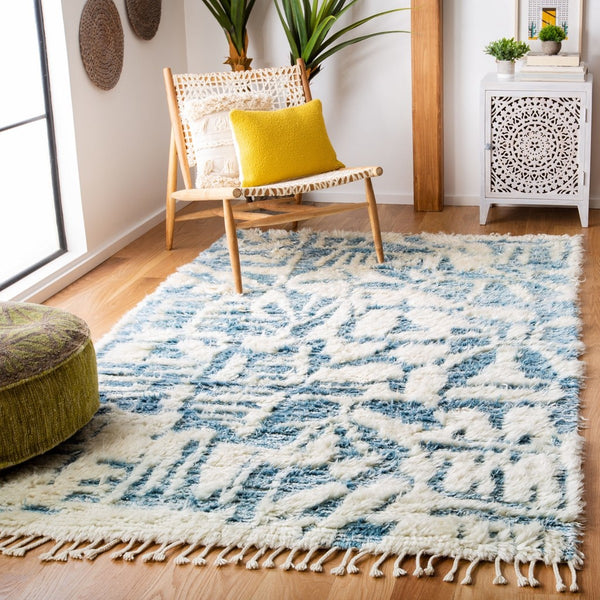 Safavieh Manhattan 462 With Tassel Hand Knotted 80% Wool and 20% Viscose Contemporary Rug MAN462M-6