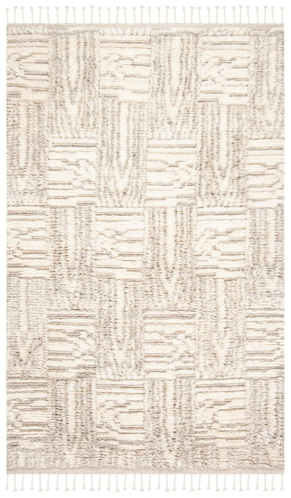 Safavieh Manhattan 464 With Tassel Hand Knotted 80% Wool and 20% Viscose Contemporary Rug MAN464F-6