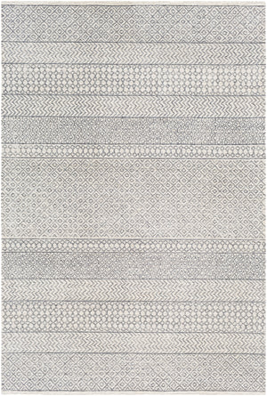 Maroc MAR-2301 Global Wool Rug MAR2301-912 Beige, Ivory, Charcoal 100% Wool 9' x 12'