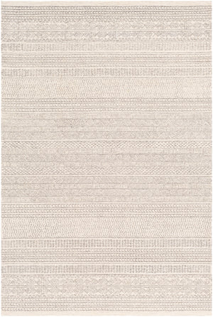 Maroc MAR-2303 Global Wool Rug MAR2303-912 Cream, Camel, Taupe, Dark Brown, Medium Gray 100% Wool 9' x 12'