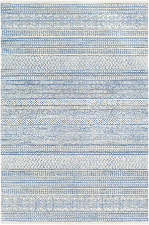 Maroc MAR-2304 Global Wool Rug MAR2304-912 Dark Blue, Ivory, Beige, Light Gray 100% Wool 9' x 12'