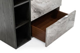 VIG Furniture Nova Domus Maranello - Modern Grey Wash & Faux Marble Chest VGMAMQT-S25-BR-121-GRY-CHEST