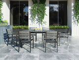 VIG Furniture Renava Marina - Grey Outdoor Dining Table Set VGICS1804-GRY-SET