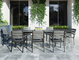 VIG Furniture Renava Marina - Grey Outdoor Dining Table Set VGICS1804-GRY-SET