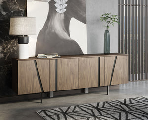 VIG Furniture Modrest Mario - Modern Walnut Veneer Buffet VGBBMK1802SB-WAL-BUFX