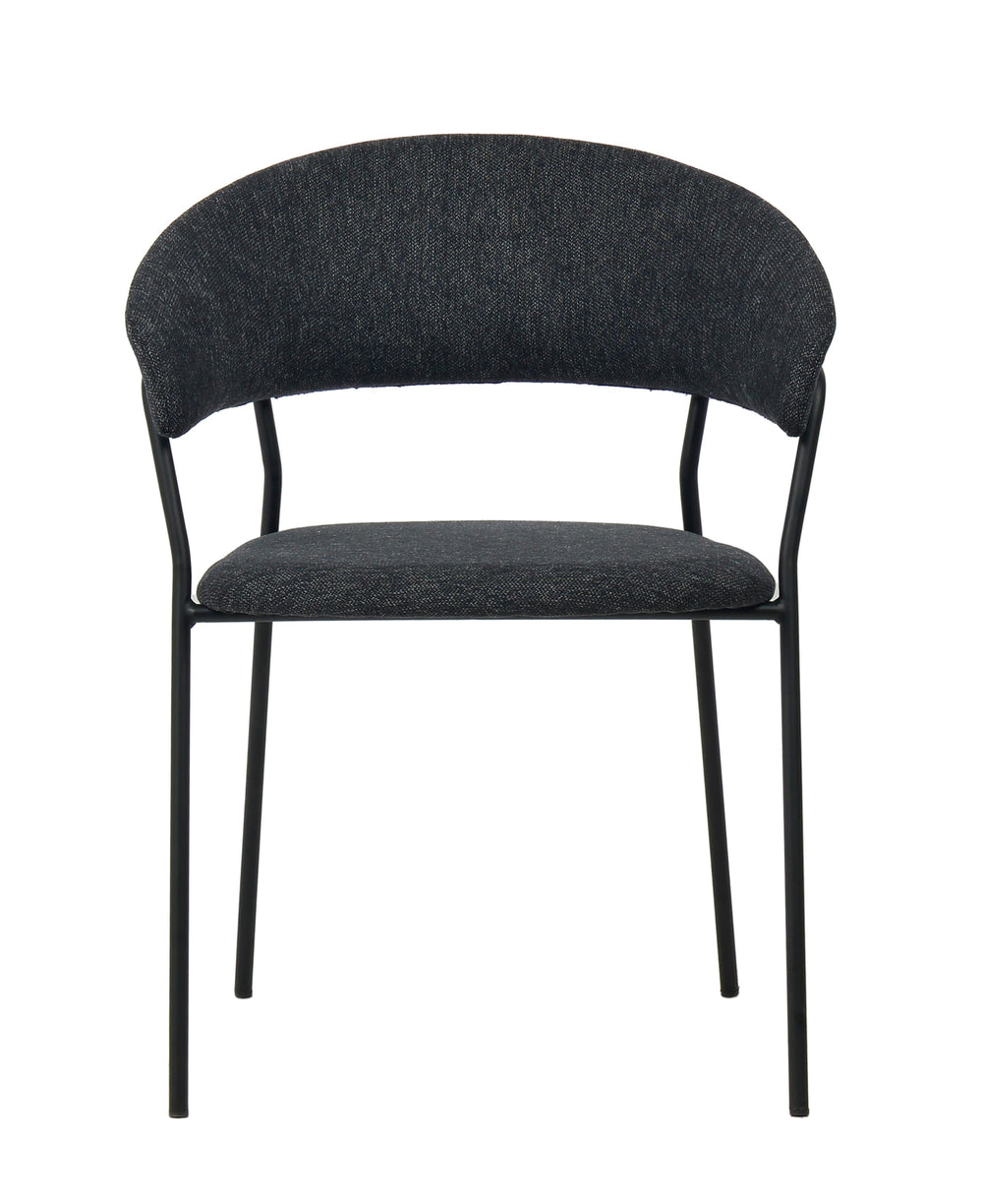 VIG Furniture Modrest Marlynn - Modern Dark Grey Dining Chair Set of 2 VGFH-129571-GB-DC