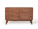 VIG Furniture Modrest Marshall Mid-Century Modern Walnut Dresser VGMABR-39-DRS