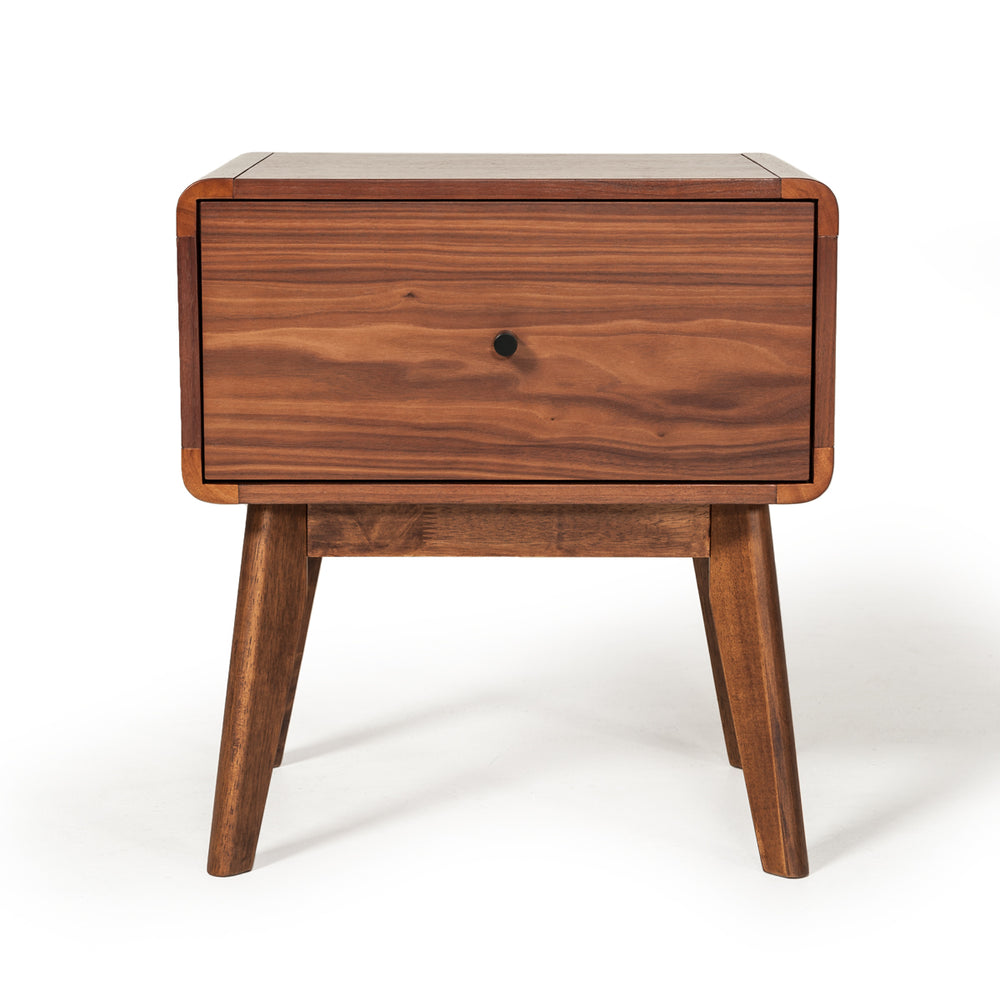 VIG Furniture Modrest Marshall Mid-Century Modern Walnut Nightstand VGMABR-39-NS