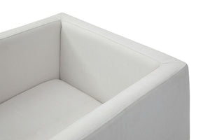 VIG Furniture Modrest Marty - Modern Off-White & Copper Antique Brass Dining Chair VGVCB8368-WHTX-DC