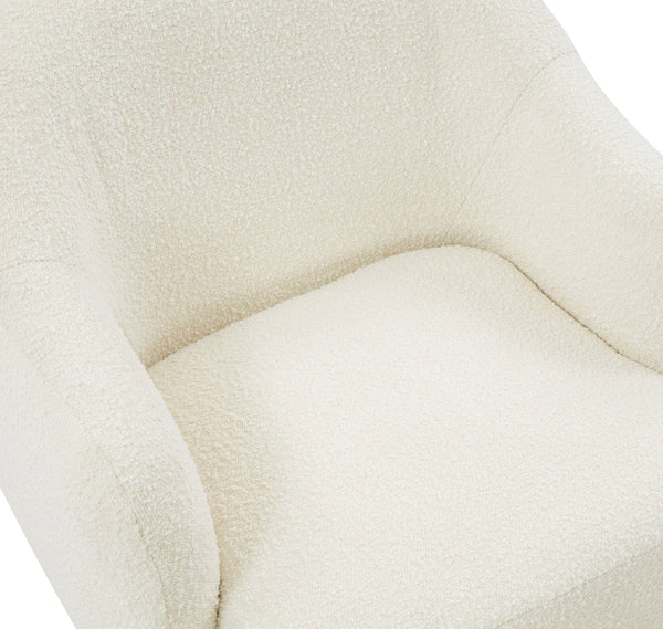 VIG Furniture Modrest Masha Modern Off White Sherpa Accent Chair VGRHAC-538-WHT-1