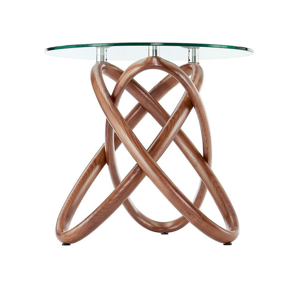 VIG Furniture Modrest Mason - Modern Class + Walnut Side Table VGCSLT-20051-BRN-ET