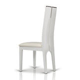 VIG Furniture Modrest Maxi White Gloss Chair (Set of 2) VGGUJK414SCH-WHT