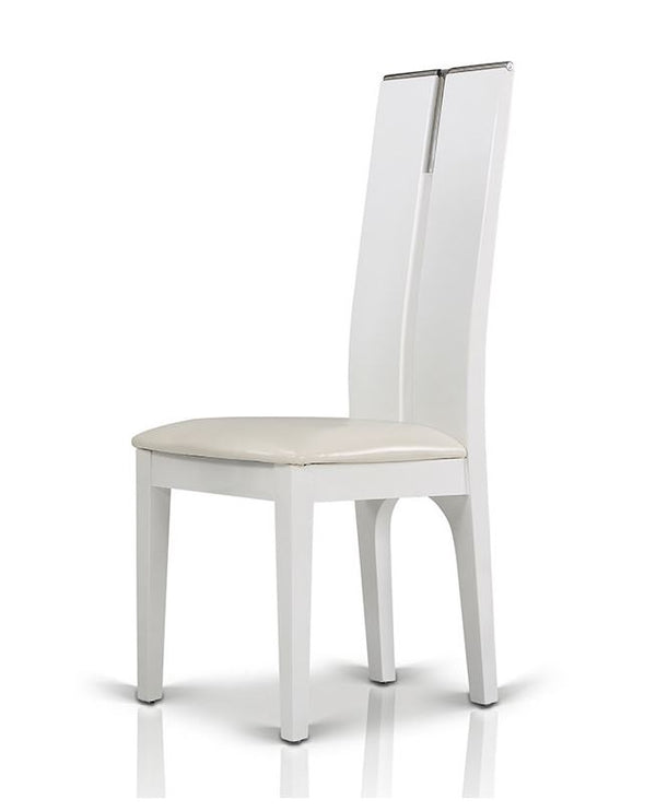 VIG Furniture Modrest Maxi White Gloss Chair (Set of 2) VGGUJK414SCH-WHT