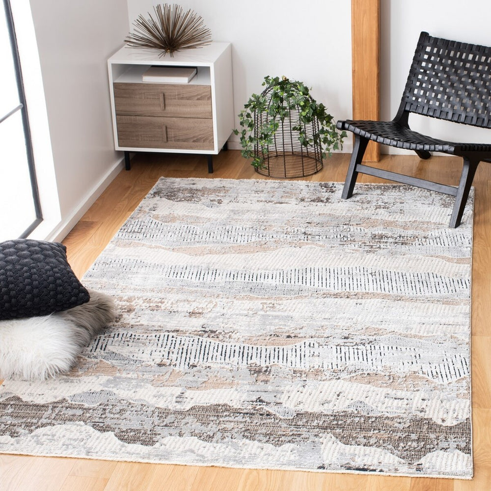 Safavieh Mayflower 261 Power Loomed 72.5% Polyester /27.5% Polypropylene Contemporary Rug MAY261M-9