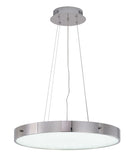 Bethel Chrome LED Chandelier in Metal & Acrylic