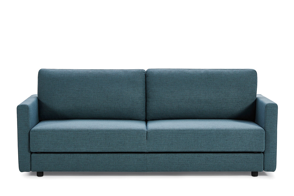 VIG Furniture Divani Casa Fredonia Modern Blue-Green Fabric Sofa Bed w/ Storage VGMB-1901-BG