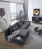 VIG Furniture Divani Casa Paseo - Modern Grey Modular Sectional Sofa VGMB-C008