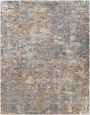 Mirabel MBE-2303 Modern Polyester Rug MBE2303-710103 Navy, Denim, Cream, Dark Brown, Saffron, Taupe, Light Gray 100% Polyester 7'10" x 10'3"