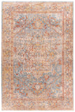 Mirabel MBE-2310 Traditional Polyester Rug MBE2310-9122 Teal, Aqua, Medium Gray, Burnt Orange, Olive, Beige 100% Polyester 9' x 12'2"