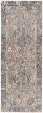 Mirabel MBE-2312 Traditional Polyester Rug MBE2312-2773 Teal, Aqua, Mustard, Taupe, Medium Gray, Beige 100% Polyester 2'7" x 7'3"