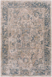 Mirabel MBE-2312 Traditional Polyester Rug MBE2312-575 Teal, Aqua, Mustard, Taupe, Medium Gray, Beige 100% Polyester 5' x 7'5"