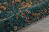 Nourison Nourison 2020 NR204 Persian Machine Made Loomed Indoor Area Rug Teal 7'5" x ROUND 99446363503