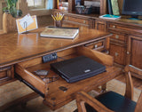 Hooker Furniture Brookhaven Traditional-Formal Leg Desk in Hardwood Solids with Cherry Veneers 281-10-458