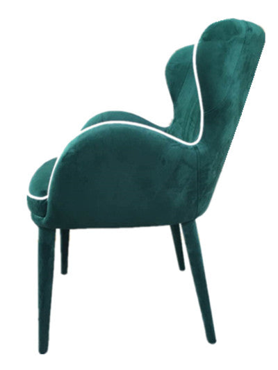 VIG Furniture Modrest Tigard Modern Green Fabric Dining Chair VGEUMC-883CH-A-GRN
