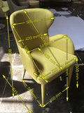 VIG Furniture Modrest Tigard Modern Yellow Fabric Dining Chair VGEUMC-8883CH-A-YEL