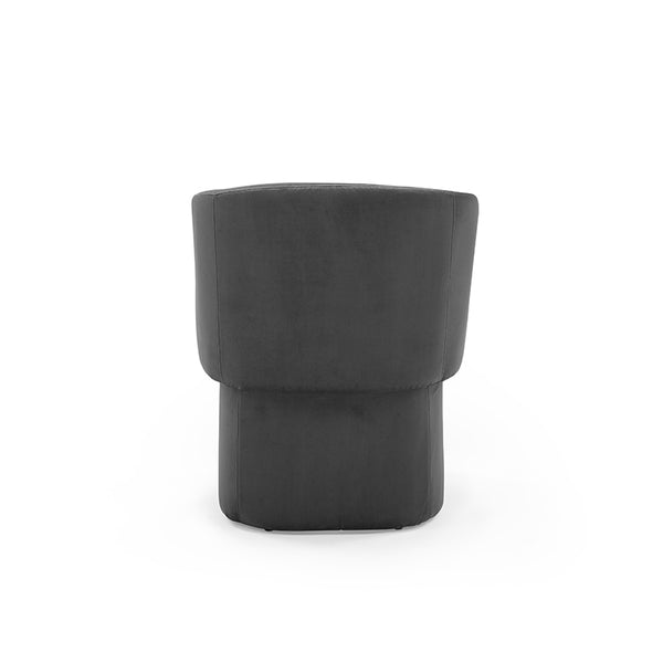 VIG Furniture Modrest Vassar - Modern Grey Velvet Dining Chair VGEU-MC-9707CH-A-G-DC