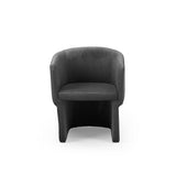 VIG Furniture Modrest Vassar - Modern Grey Velvet Dining Chair VGEU-MC-9707CH-A-G-DC