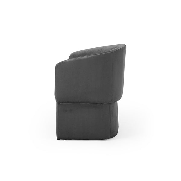 VIG Furniture Modrest Vassar - Modern Grey Velvet Dining Chair VGEU-MC-9707CH-A-G-DC