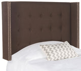 Keegan Chocolate Linen Headboard