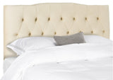 Safavieh Axel Headboard King Velvet Tufted Buckwheat Metal with Buttons Plywood Foam Iron MCR4029G-K 889048146532