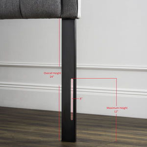 Safavieh Jeneve Headboard King Winged Wedgwood Blue and Silver Fabric Wood Metal Plywood Cotton Foam Iron Stainless Steel MCR4031E 683726673620