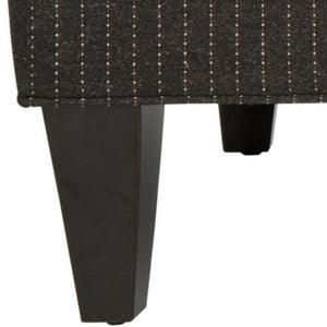 Safavieh Harlow Bench Lounging Grey Espresso Wood Water Based Paint Birch CA Foam Poly Fiber Polyester Linen Cotton MCR4669B 683726751809