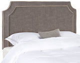 Dane Charcoal & Light Grey Piping Headboard